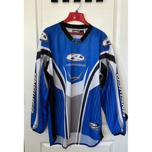 Answer Racing Vintage Jersey Men’s XXL 2XL Blue Motocross Rider Dirt Bike Riding